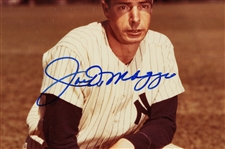 1983 Joe Dimaggio New York Yankees 12 x 18 Framed Display w/ Mr. Coffee Refund Check & Signed 8 x 10 Photo (JSA)