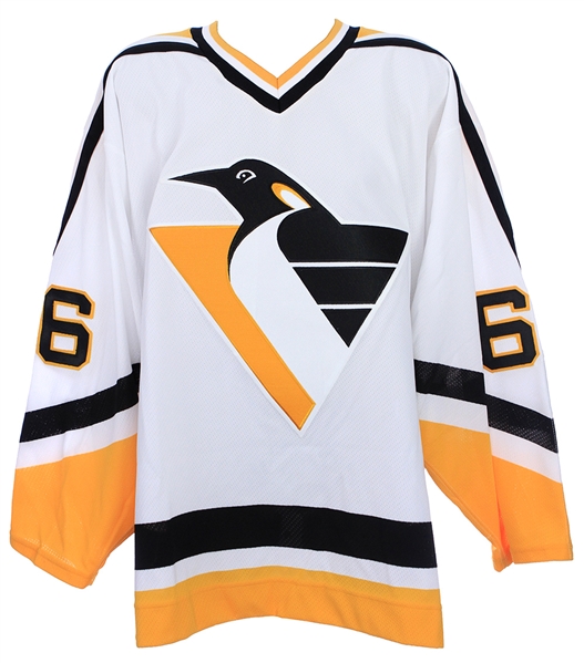 2000s Mario Lemieux Pittsburgh Penguins Signed Jersey (Steiner)