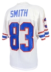 1985-86 Tim Smith Houston Oilers Game Worn Road Jersey (MEARS LOA)