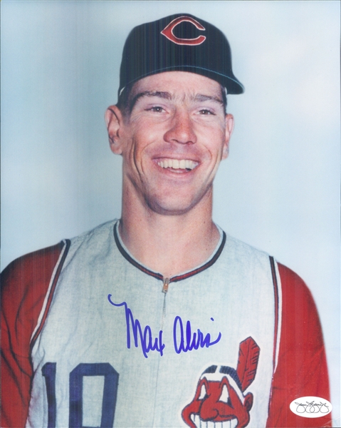 1962-69 Max Alvis Cleveland Indians Signed 8" x 10" Photo (*JSA*)