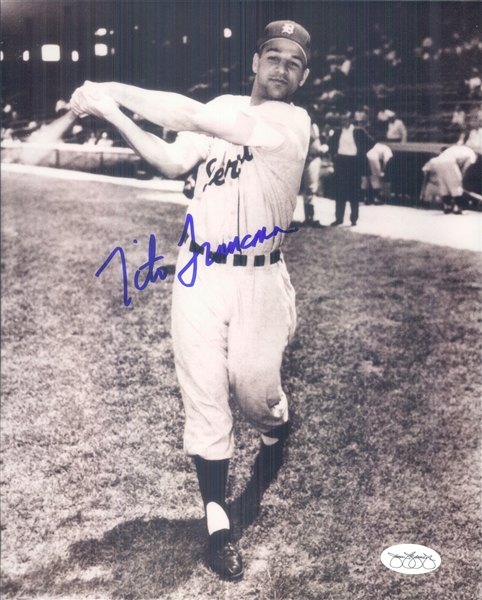 1958 Tito Francona Detroit Tigers Signed 8" x 10" Photo (*JSA*)