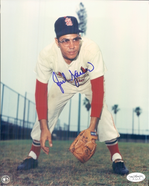 1960-71 Julian Javier St. Louis Cardinals Signed 8" x 10" Photo (*JSA*)