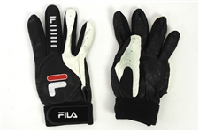 2001 Sammy Sosa Chicago Cubs Game Worn Fila Batting Gloves (MEARS LOA)