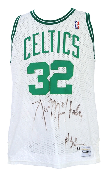 1989-90 Kevin McHale Boston Celtics Signed Game Worn Home Jersey (MEARS A10/JSA)