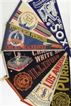 1950s-90s Baseball Hockey Football College Pennants Collection - Lot of 50+ w/ All Star Games, Super Bowls & More