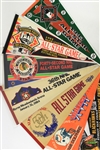 1950's-90's Baseball Hockey Football College Pennants Collection - Lot of 50+ w/ All Star Games, Super Bowls & More