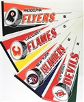 1950's-90's Baseball Hockey Football College Pennants Collection - Lot of 50+ w/ All Star Games, Super Bowls & More