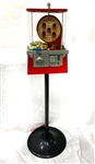 Vintage Baseball 15" x 44" Bubble Gum Dispenser 