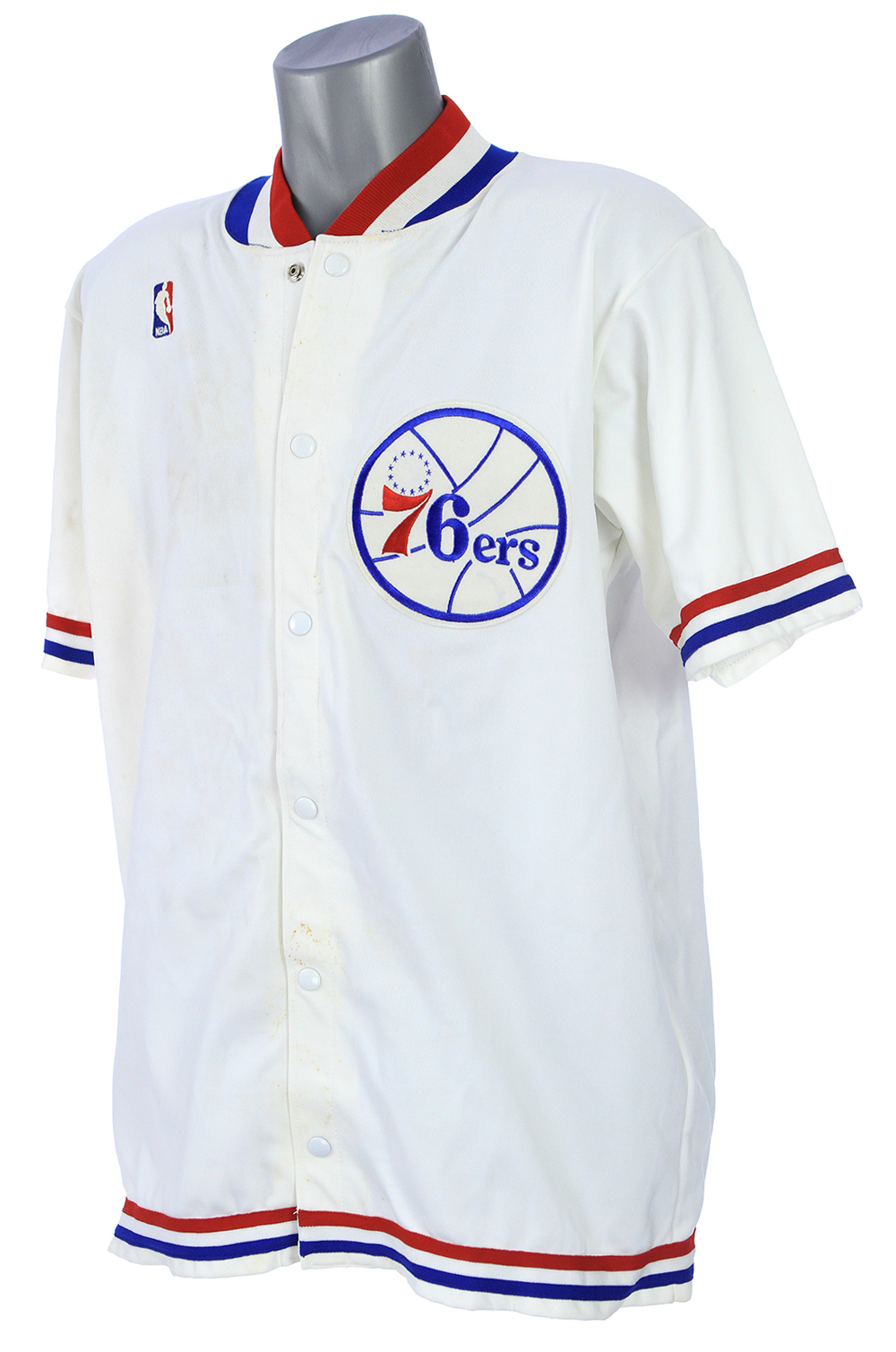 Lot Detail - 1987-88 Philaelphia 76ers Warm Up Suit With Shooting Shirt ...
