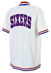 1987-88 Philaelphia 76ers Warm Up Suit With Shooting Shirt & Tear Away Pants (MEARS LOA)