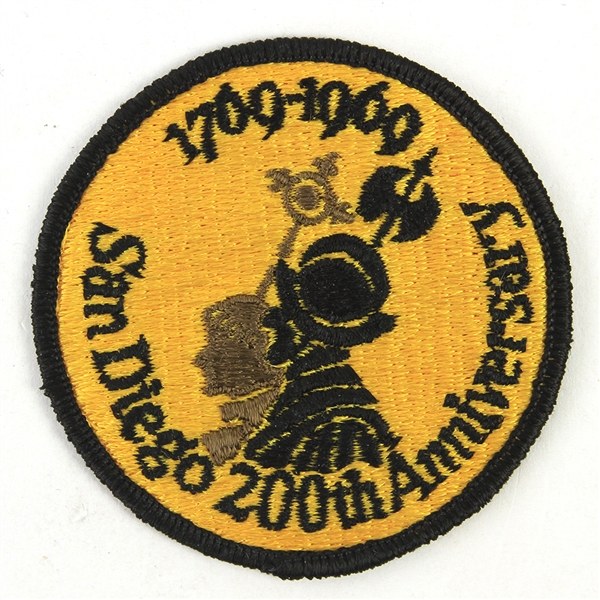 1969 San Diego Padres 1769-1969 200th Anniversary Inaugural Season Uniform Patch (MEARS LOA)