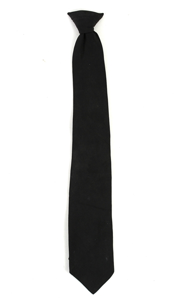 1971 Bruce Froemming MLB Umpire Signed Game Worn Clip On Tie (MEARS LOA/JSA)