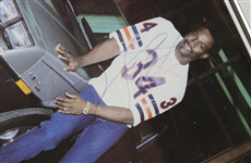 1980's Walter Payton Chicago Bears Signed 9 x 11 Framed Photo (JSA)