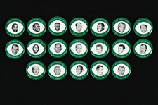 1969 Drenks Potato Chips Green Bay Packers 1" Player Pinback Buttons - Lot of 19
