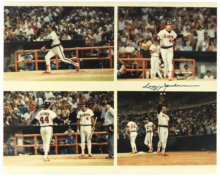 1982-1986 Reggie Jackson California Angels Signed 16x20 Photo (JSA)