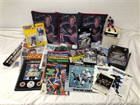 1980s-1990s Wayne Gretzky Edmonton Oilers / Los Angeles Kings Memorabilia (Lot of 30+)