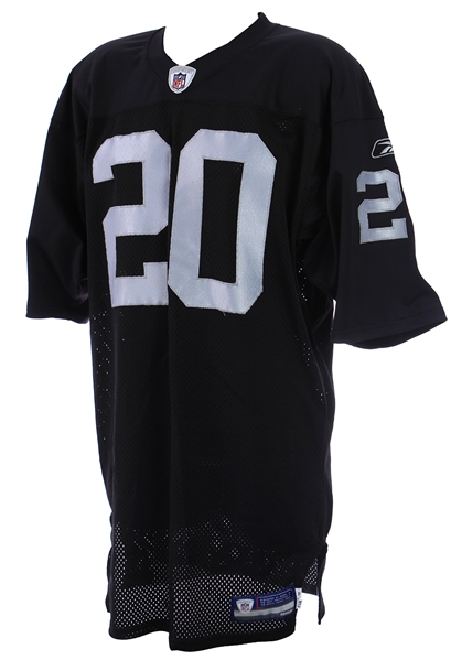 2008 Darren McFadden Oakland Raiders Signed Preseason Home Jersey (MEARS LOA/JSA)