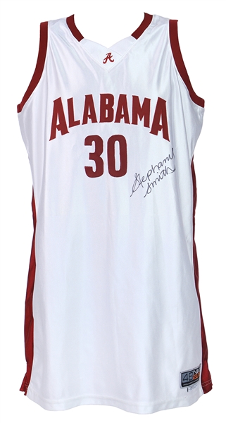 2005-08 Stephany Smith Alabama Crimson Tide Signed Basketball Jersey (JSA)