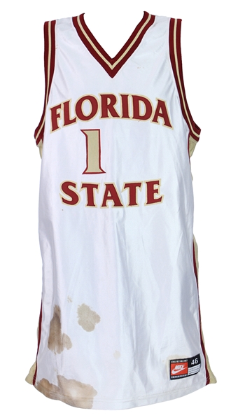 2000s Vines Florida State Seminoles Basketball Jersey (MEARS LOA)