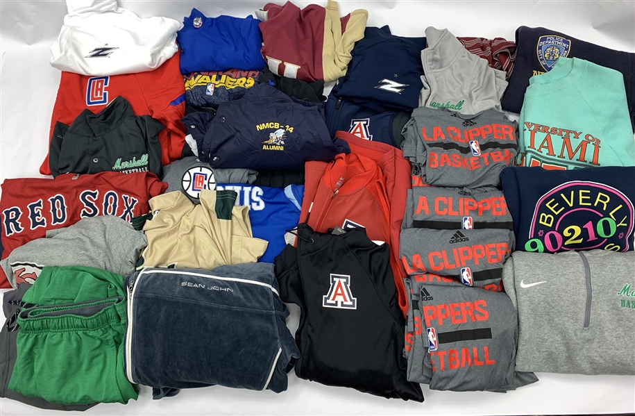 Huge Football, Basketball, Baseball, Hockey, Soccer, Golf and Bowling Team Apparel (Lot of 120+)