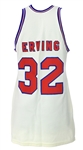1972-73 Julius Erving Virginia Squires Signed Home Jersey (MEARS LOA/JSA)