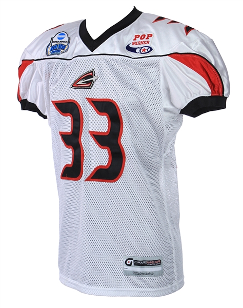 2007-10 McDonnell Konica Minolta Gator Bowl Pop Warner Jersey (MEARS LOA)