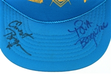 1980's Ernest & Tova Borgnine Signed Great Circus Parade Cap (JSA)