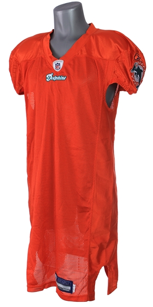 2010 Miami Dolphins Alternate Jersey Blank Shell (MEARS LOA)