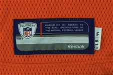 2010 Miami Dolphins Alternate Jersey Blank Shell (MEARS LOA)