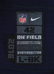 2016 Ezekiel Elliott Dallas Cowboys Road Jersey (MEARS A5)
