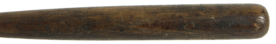 1897-1911 Blank Barrel JF Hillerich & Son Professional Model Louisville Slugger (MEARS LOA)