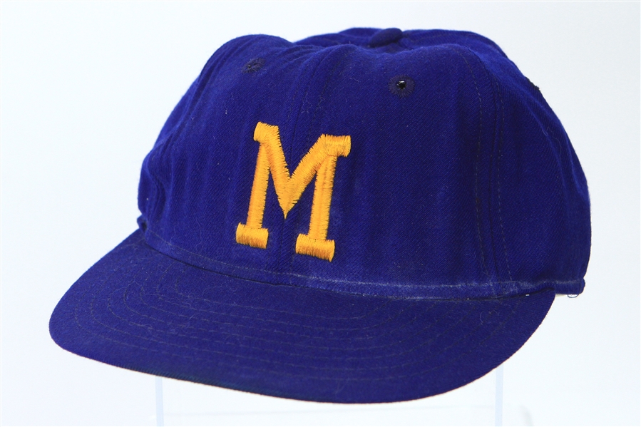 1974 Robin Yount Milwaukee Brewers Rookie Cap (MEARS LOA)