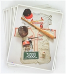 1993 Stan Musial St. Louis Cardinals 11" x 14" Memorabilia Montage Photos - Lot of 9