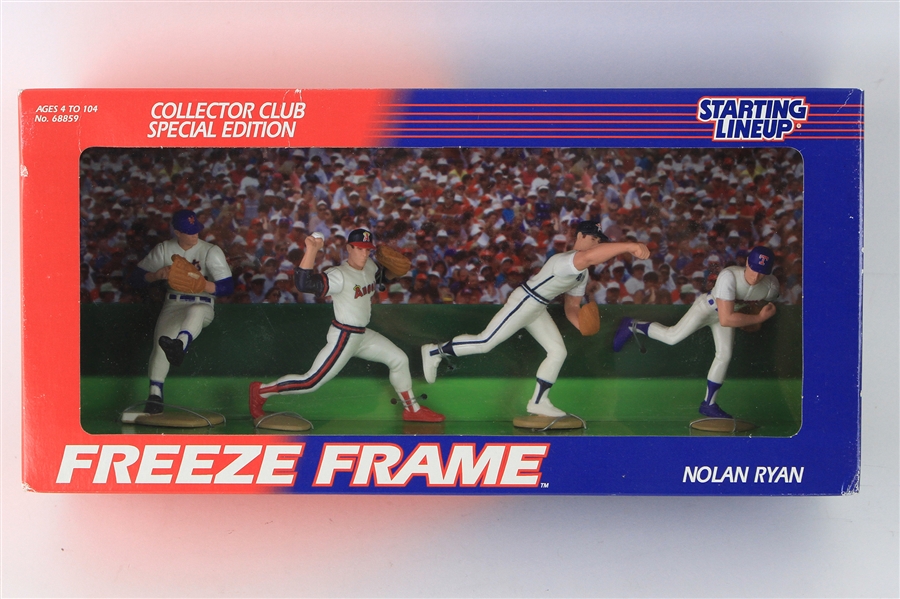 1995 Nolan Ryan Mets/Angels/Astros/Rangers MIB Starting Lineup Freeze Frame Action Figures