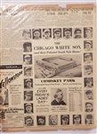 1911-56 Baseball Newspaper Collection - Lot of 10