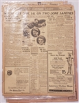 1911-56 Baseball Newspaper Collection - Lot of 10