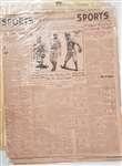 1911-56 Baseball Newspaper Collection - Lot of 10