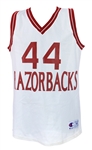 1980s Arkansas Razorbacks #44 Basketball Jersey (MEARS LOA)