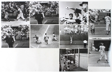 1953-65 Milwaukee Braves 8" x 10" Black & White Photo Collection - Lot of 9 w/ Warren Spahn, Lew Burdette, Lee Maye & More
