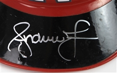 2010's Andruw Jones Netherland Signed Game Worn Catcher's Helmet (MEARS LOA/JSA)