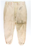 1972 Ed Herrmann Chicago White Sox Signed Game Worn Home Uniform Pants (MEARS LOA/JSA)