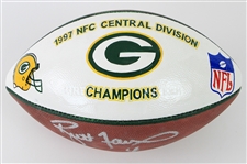 1997 Brett Favre Green Bay Packers Signed ONFL Tagliabue NFC Central Division Champions Painted Football (MEARS LOA/JSA)
