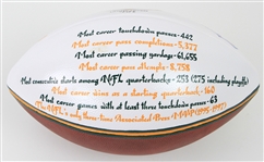 2007 Brett Favre Green Bay Packers ONFL Goodell #1 Ranked Quarterback Presentation Football (MEARS LOA)