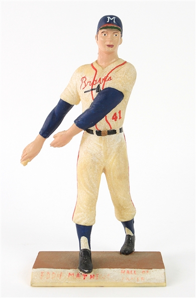 1950s Eddie Mathews Milwaukee Braves 8" Metz Figure