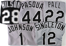 1993-2000 Chicago White Sox Game Worn Jerseys - Lot of 9 w/ 3 Signed Including Jason Bere, Chris Singleton & Donn Pall (MEARS LOA/JSA)
