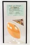 1995 Brett Favre Green Bay Packers Signed Foamation Cheese Football Display (JSA) 217/250