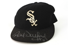 1997-98 Ray Durham Chicago White Sox Signed Game Worn Cap (MEARS LOA/JSA)