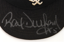 1997-98 Ray Durham Chicago White Sox Signed Game Worn Cap (MEARS LOA/JSA)