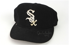2002-04 Jose Valentin Chicago White Sox Signed Game Worn Cap (MEARS LOA/JSA)