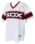 2003 Brian Daubach Chicago White Sox Signed 1983 Home Throwback Uniform (MEARS A10/JSA)